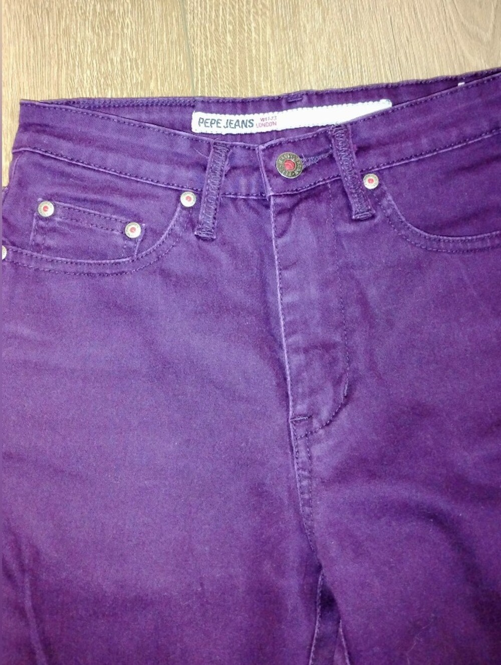 Pepe Jeans Violet Size 28 Skinny Jeans - Picture 3 of 5